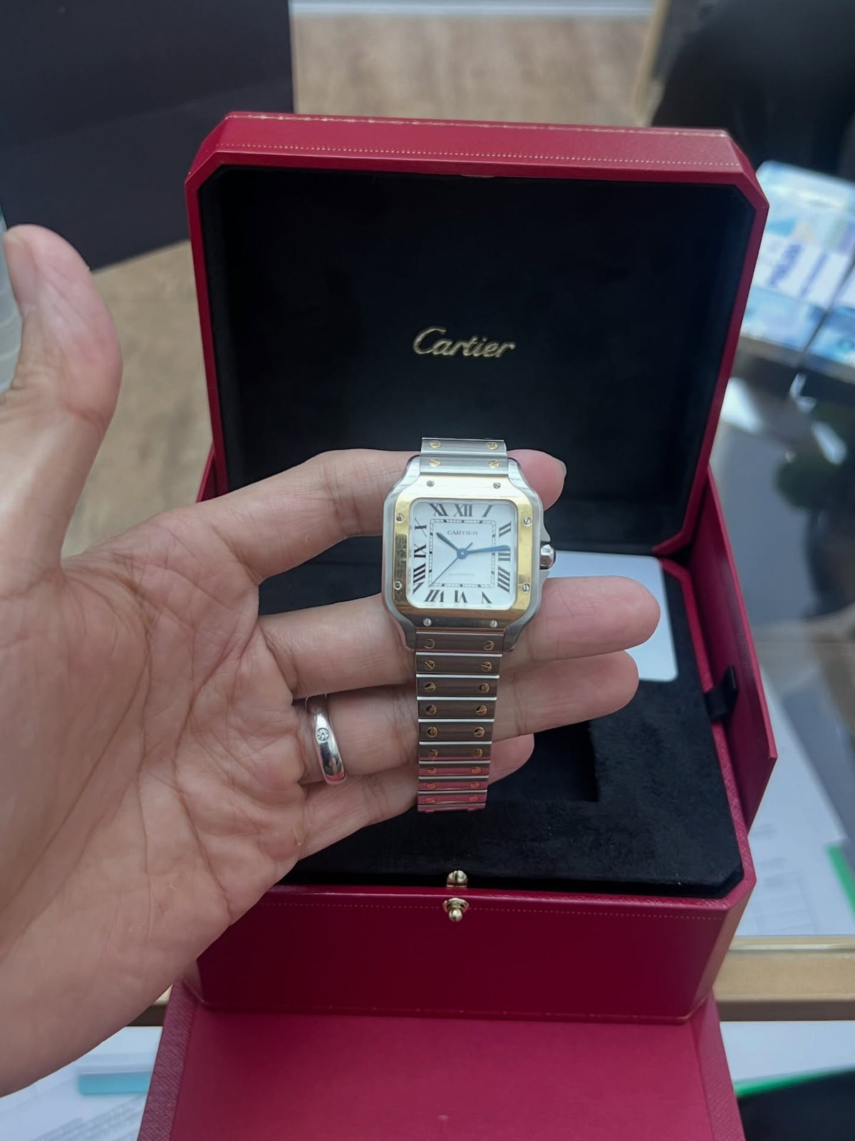 CARTIER – Santos Medium Two-Tone