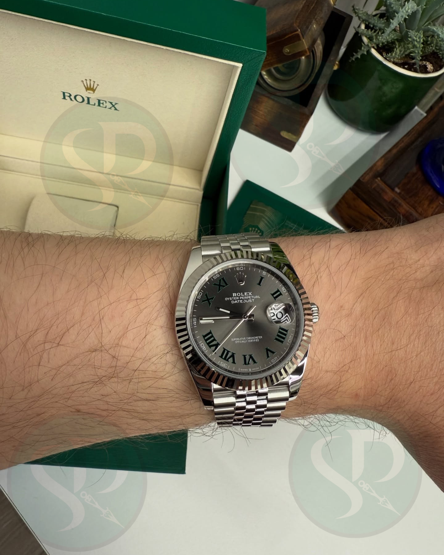 Datejust 41 Wimbledon Jubilee Fluted