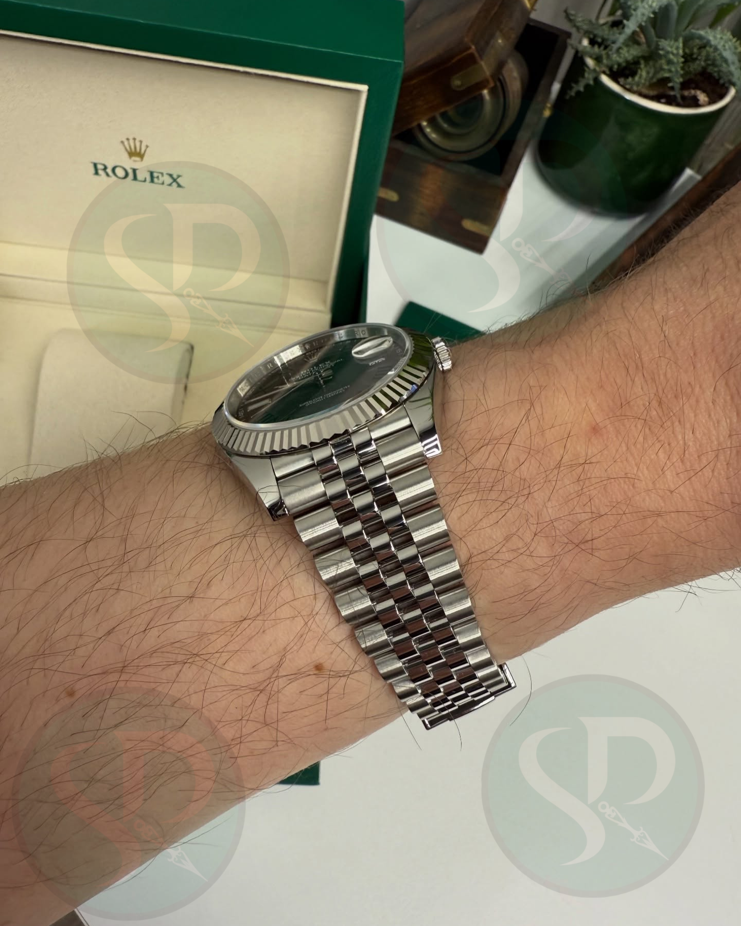 Datejust 41 Wimbledon Jubilee Fluted