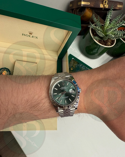 Datejust 41 Mint Green Jubilee