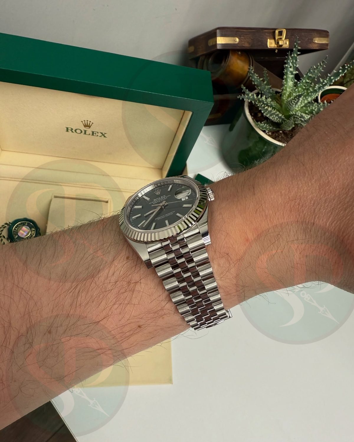 Datejust 41 Mint Green Jubilee