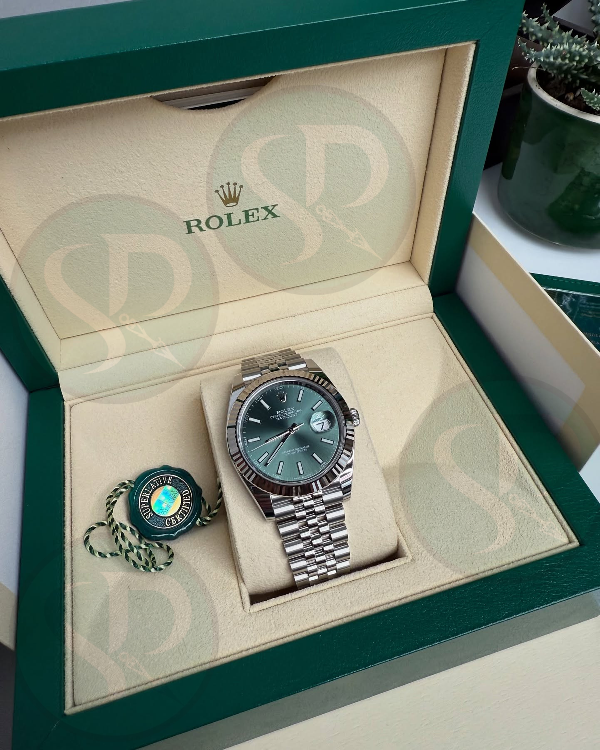 Datejust 41 Mint Green Jubilee