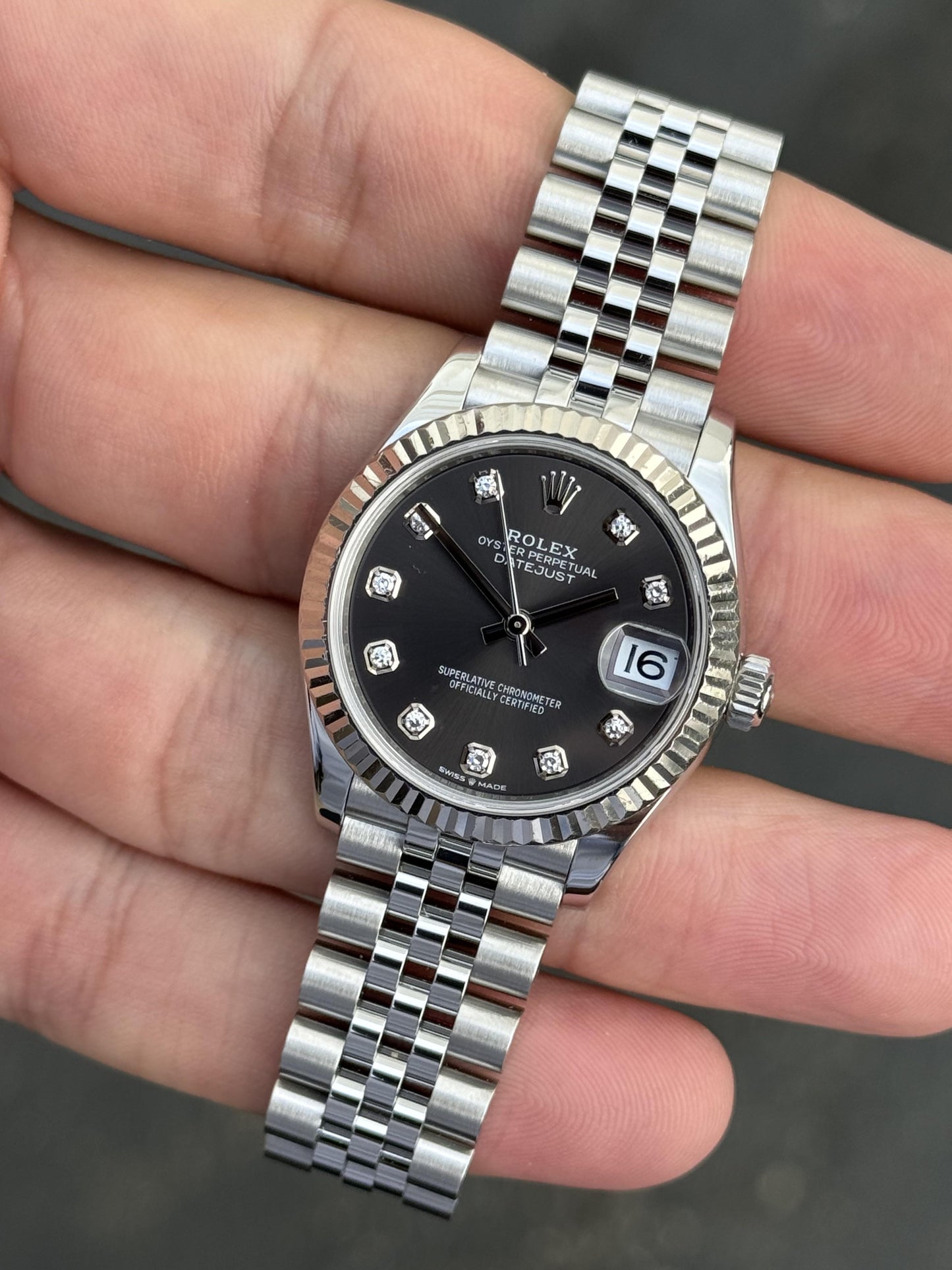 Lady-Datejust 31 balck dial